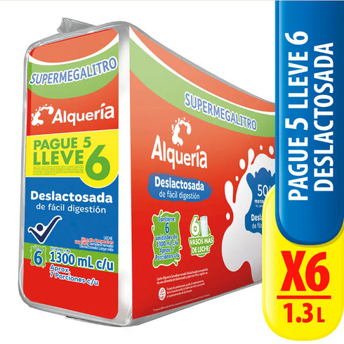 LECHE ALQUERIA 6U 7800ML DESLA PG5 LL6